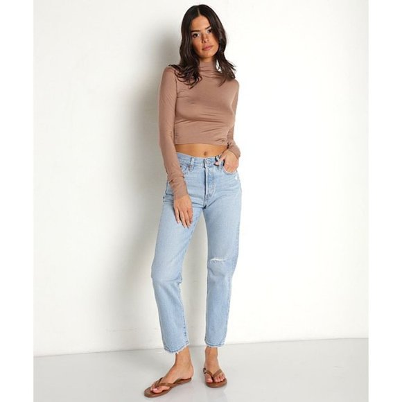 Levi's Denim - NEW Levi's Wedgie Straight Leg High Rise Button Fly Light Blue Luxor Again 27
